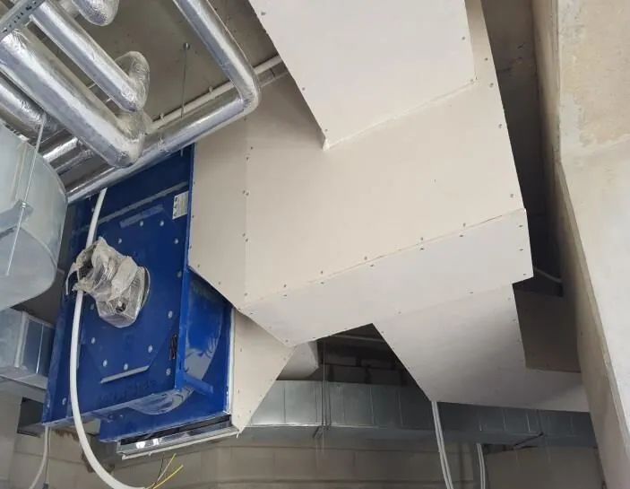 Air handling unit installation